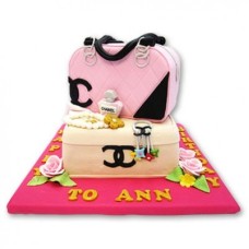 Pink Chanel Cake